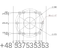 Chwytak Silvatech tel.537535353 FARMA rozmieszczenie otworow mocowania flanszy rotatora.png